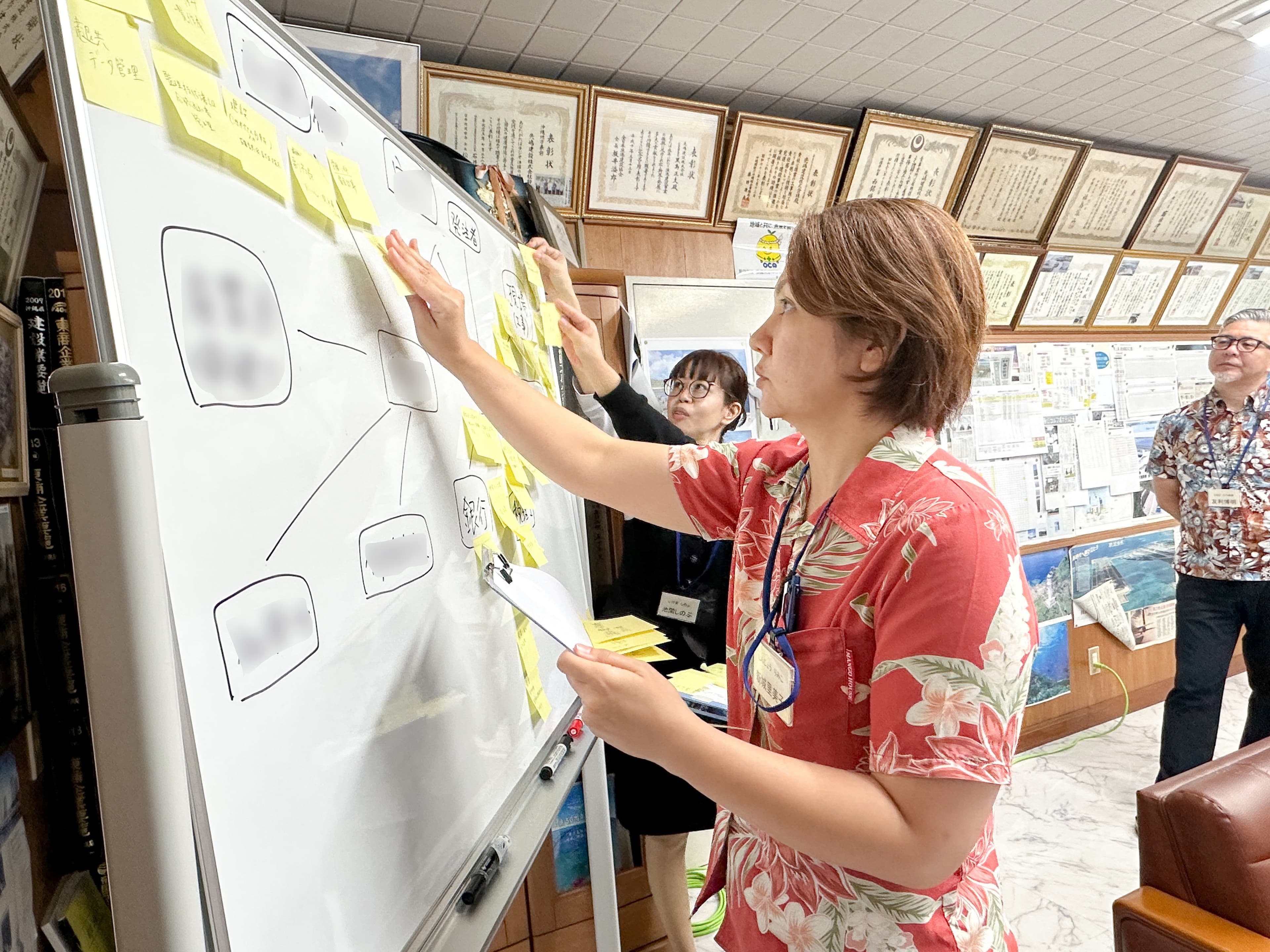先嶋建設様での様子